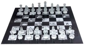 Стъклен шах с място за снимки