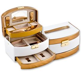 Кутия за бижута Wihte&Gold