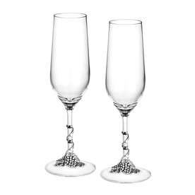 Чаши за шампанско с декорация Грозд / AGL1622