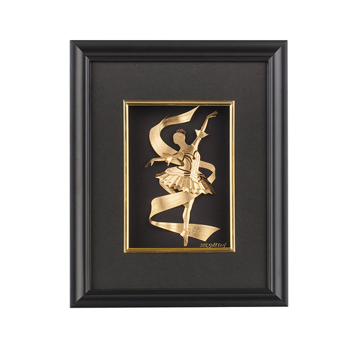 Златна картина балерина / ORH23