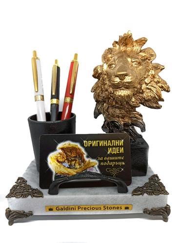 Комплект за бюро- статуетка Лъв