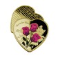 Подарък за св.Валентин - монета " ROSES FOR LOVE" / R8220