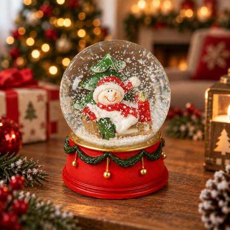 Коледно преспапие със снежен човек - For Christmas - Image 4