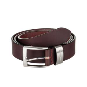 Мъжки колан PIERRE CARDIN – тъмно кафяв, естествена кожа, 120 см