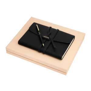 Бележник A5 с химикалка Cacharel Violette Black – луксозен подарък