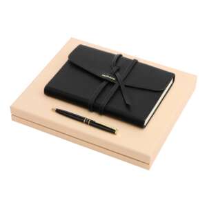 Бележник A5 с химикалка Cacharel Violette Black – луксозен подарък
