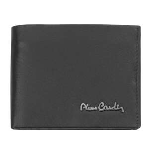 Мъжки портфейл от естествена кожа Pierre Cardin черен