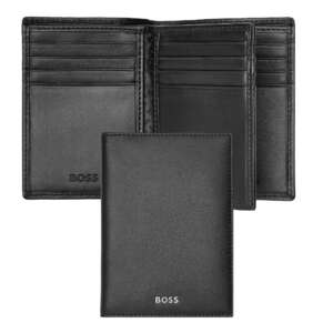 Вертикален портфейл Hugo Boss Trifold Classic Smooth Black