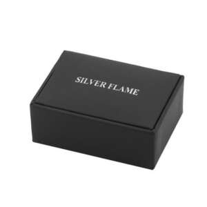Игла за вратовръзка графитено сива – SILVER FLAME