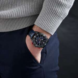 Мъжки хронограф Sol Navy & Black Christian Lacroix