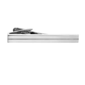 Игла за вратовръзка със сребрист матов завършек – SILVER FLAME