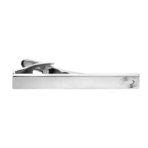 Игла за вратовръзка SILVER FLAME – сребриста с концентричен акцент