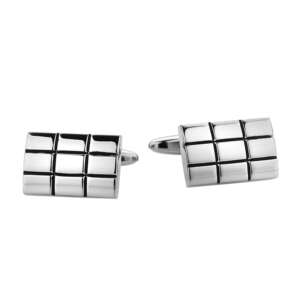 Луксозни копчета за ръкавели SILVER FLAME