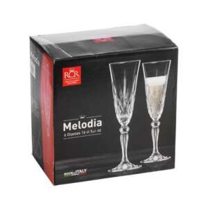 Комплект 6 чаши за шампанско Melodia RCR Italy 160 мл