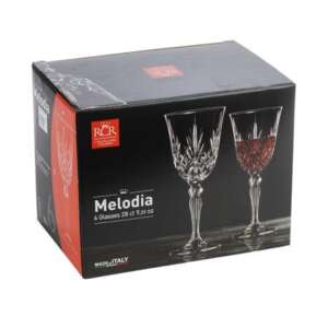 Комплект 6 чаши за червено вино Melodia RCR Italy 270 мл