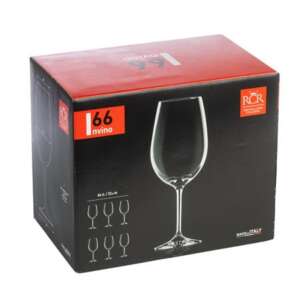 Комплект 6 чаши за вино Invino RCR Italy 660 мл