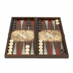 Табла Ancient Map Artwork Backgammon 50 × 25 - VERTINI