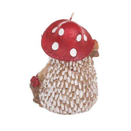 Коледна свещ Ежко Бежко, 12 см – For Christmas - Image 4