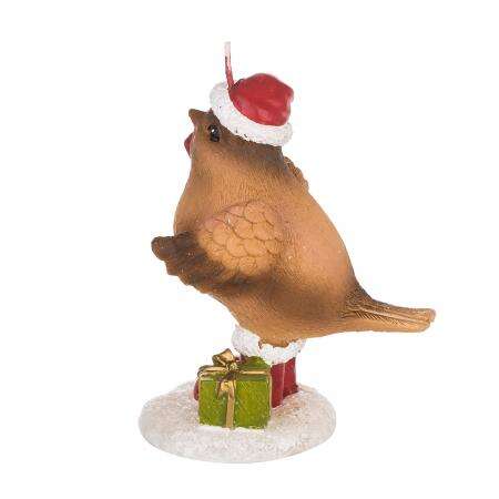 Коледна свещ птиченце, 12 см – For Christmas - Image 4