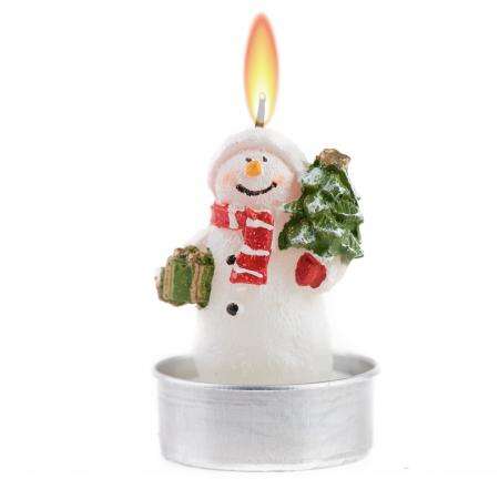 Коледни свещи снежни човечета, комплект 6 броя – For Christmas - Image 3