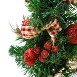 Декоративна коледна елха с коледни играчки – For Christmas