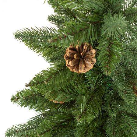 Коледна елха в саксия с шишарки 90 см – For Christmas - Image 2