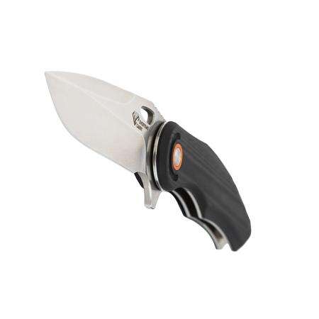 Сгъваем нож EDC FIGHT със стоманено острие, черна дръжка и финиш Stonewash - Image 6