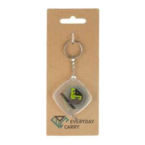 Ключодържател EDC Everyday Carry с ролетка 2 м. прозрачна