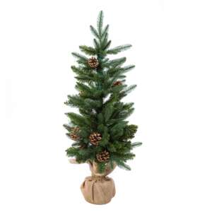 Коледна елха в саксия с шишарки 90 см – For Christmas