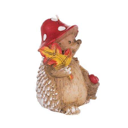 Коледна свещ Ежко Бежко, 12 см – For Christmas - Image 5