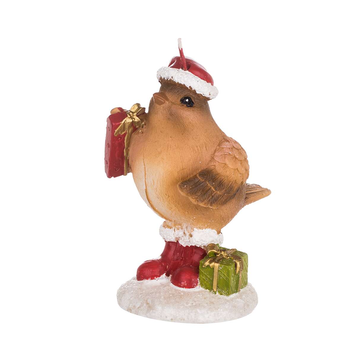 Коледна свещ птиченце, 12 см – For Christmas