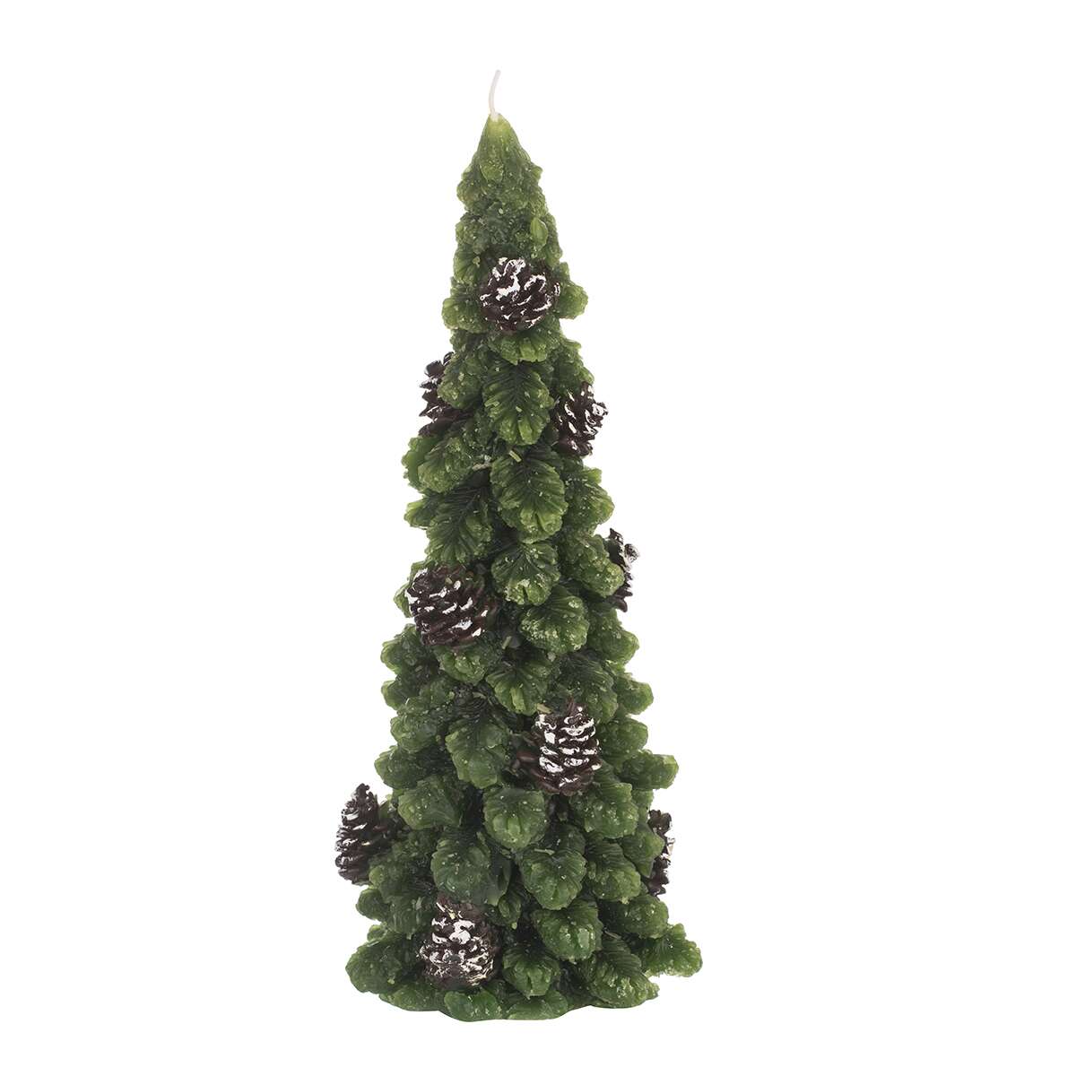 Коледна свещ във формата на зелена елхичка – For Christmas