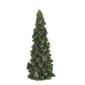 Коледна свещ във формата на зелена елхичка – For Christmas