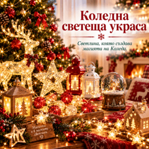 Коледна светеща украса