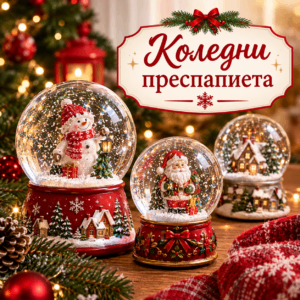 Коледни преспапиета