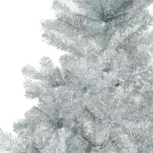 Пухкава коледна сребърна елха 150 см – For Christmas