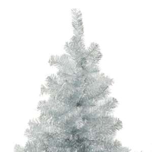 Пухкава коледна сребърна елхичка 120 см – For Christmas