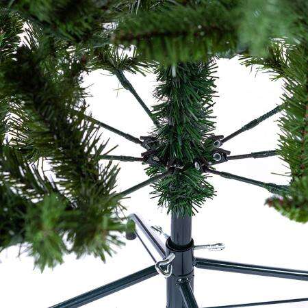 Пухкава зелена коледна елха 150 см – For Christmas - Image 2
